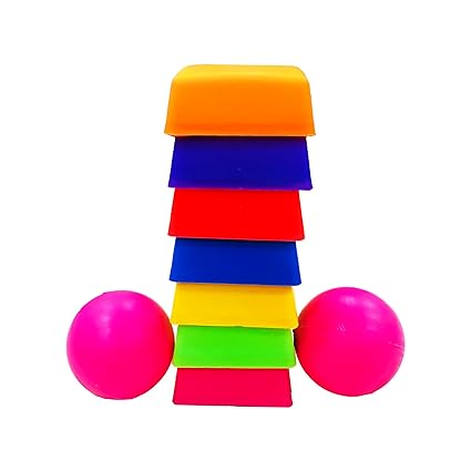  Lagori Pitthu Games Set Toy for Kids, Lingrocha, Sitoliya, Satodiyu Traditional Indian Game (Multicolor)