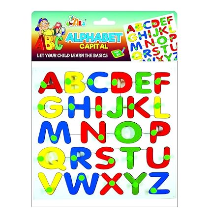 English Alphabets - Uppercase with Knob Learning Educational Toy for Kids