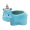  Mini Decorative Succulent Planter Pot for Home Decor,Garden Decor,Office Decor (Blue)