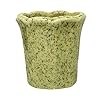 Flower Shaped Handcrafted Ceramic Pots Planter for Indoor Plants,Home & Garden Decor,Office Table Desk Decoration, Decorative Succulent Pot (Color: Light Green, Size : 4 Inches.)