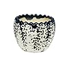 Ceramic Planter Pot Indoor Ourdoor Plants,Home and Garden Decor, Decorative Succulents Pot (Size : 4 Inches.) (Black)