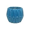  Ceramic Planter Pot Indoor Ourdoor Plants,Home and Garden Decor, Decorative Succulents Pot (Size :4 Inches.) (Blue)