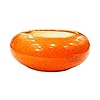  Round Shaped Ceramic Bonsai Planter Pot Indoor Ourdoor Plants,Home and Garden Decor, Decorative Succulents Pot (Size : 6 Inches) (Orange, Pack of 1)