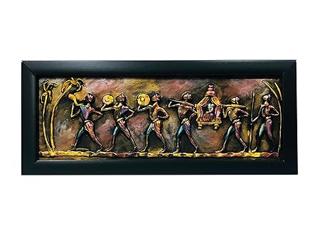 Tribal Wedding Painting For Home Decoration, Decorative Wall Hanging Framed, Wall Art For Office 